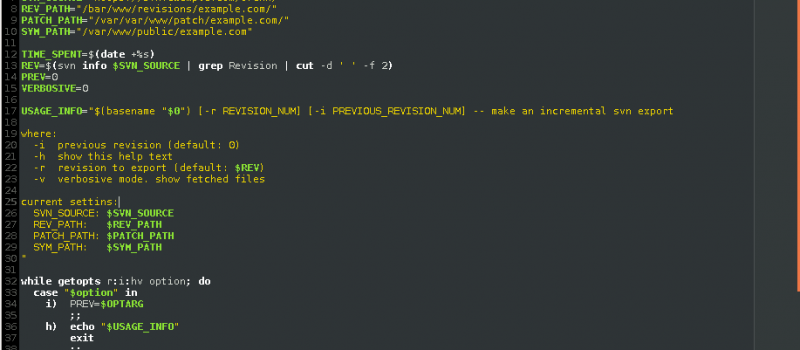 example-svn-inc-export